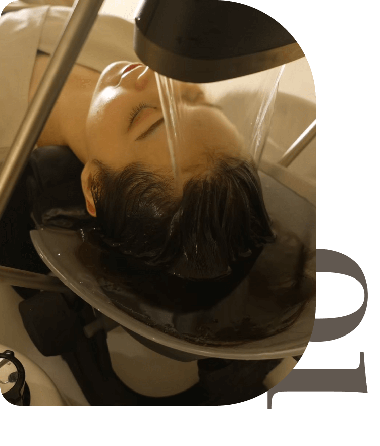 頭浸浴+頭皮改善ヘッドスパ